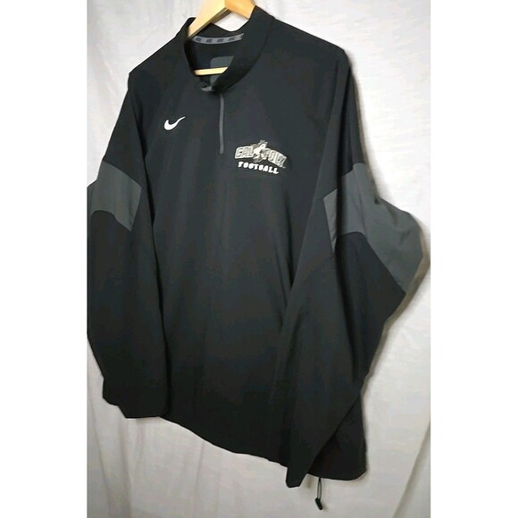 Cal Poly University Mustangs Nike Pullover 1/4 Zip Jacket, Sz XL, Black - Picture 2 of 11